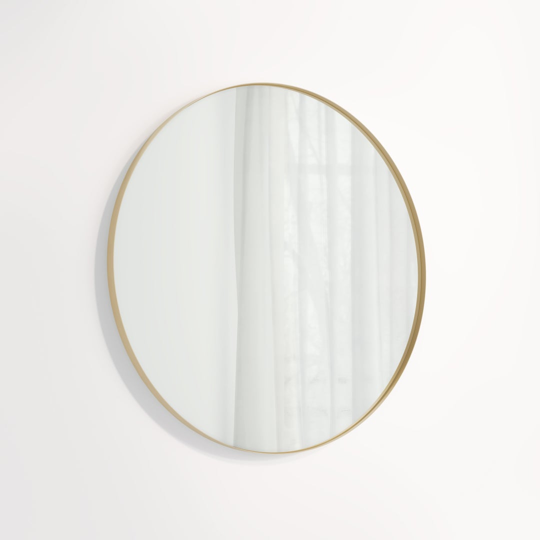 Round Mirror 800mm - Brushed Brass