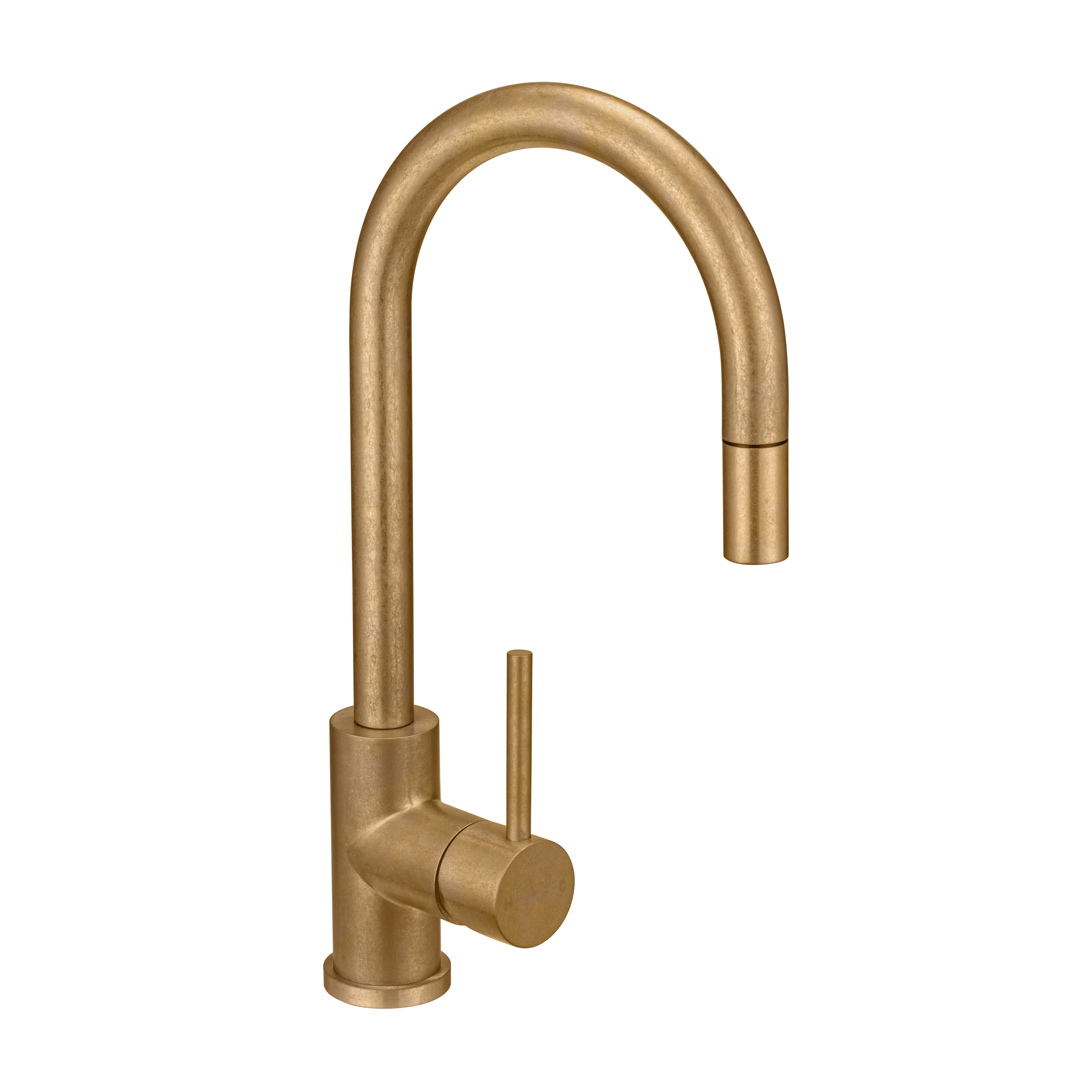 17528%20Elysian-Commercial-Pull-Out-Kitchen-Mixer Side T Antique Aurum