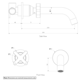 Cross Progressive Mixer and Spout Set SPEC-01