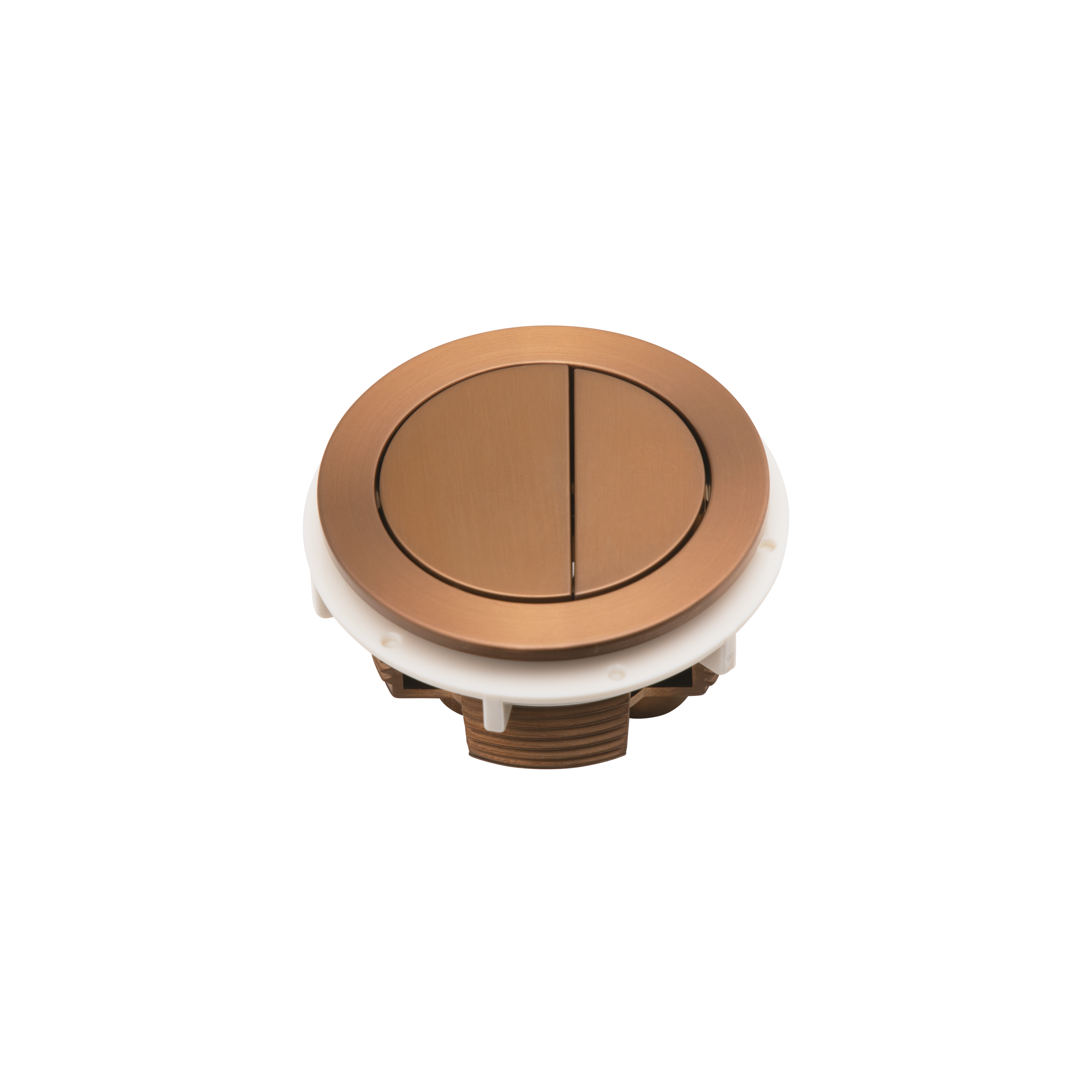 Toilet Flush Button - Brushed Copper