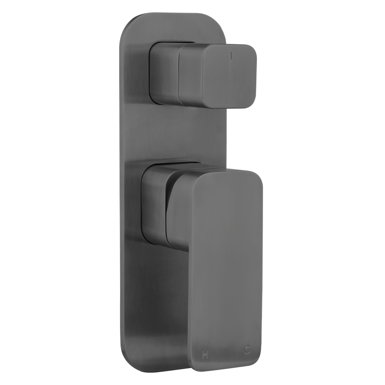 Nesso Shower Top Diverter Brushed Gunmetal