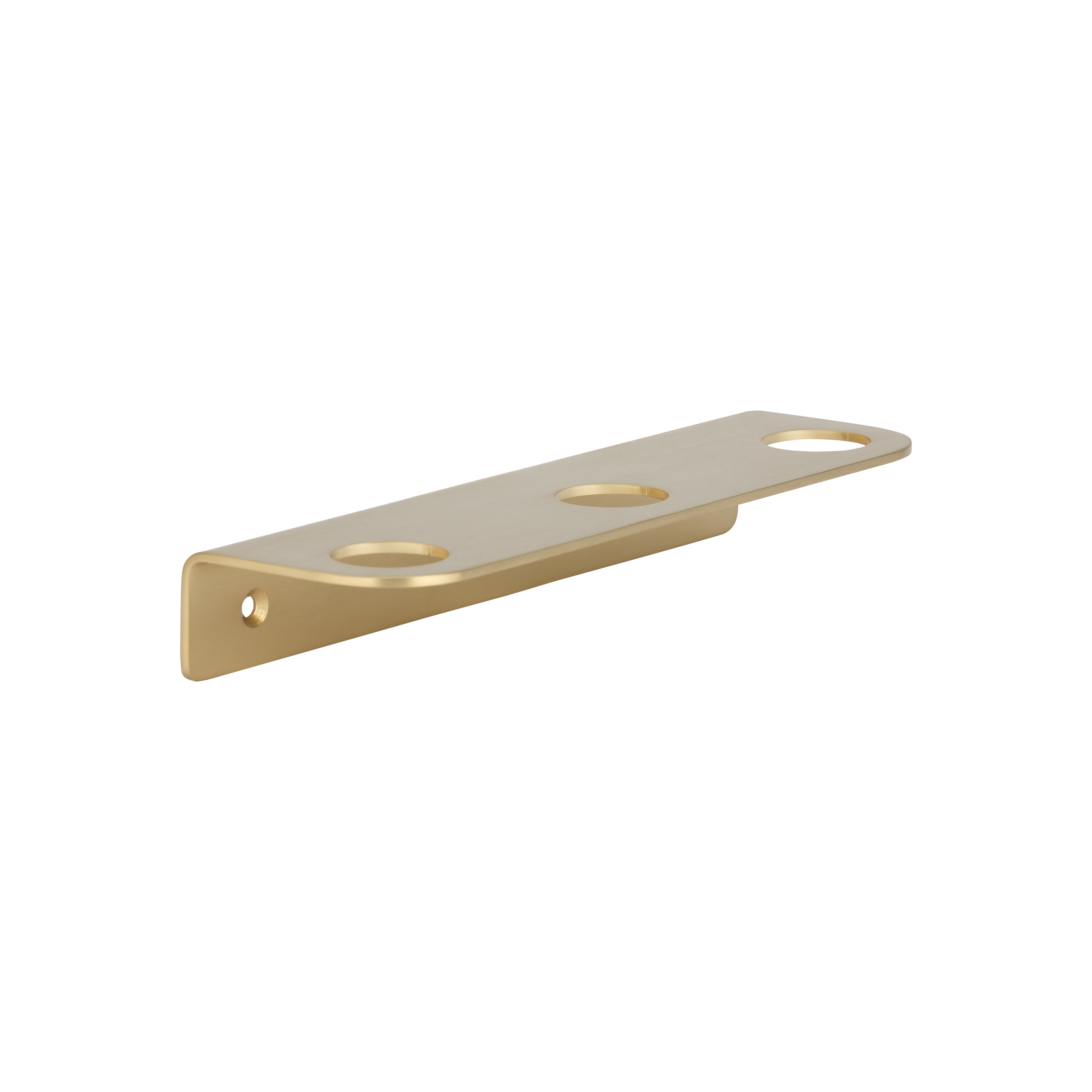 Lira Soap Bottle Holder - Triple - Brushed Brass