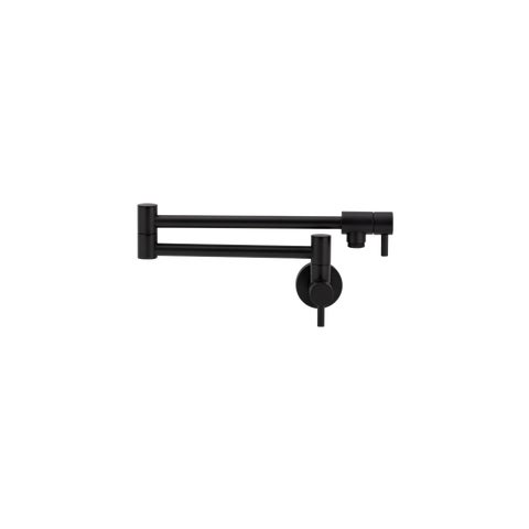 Elysian Pot Filler - Matte Black