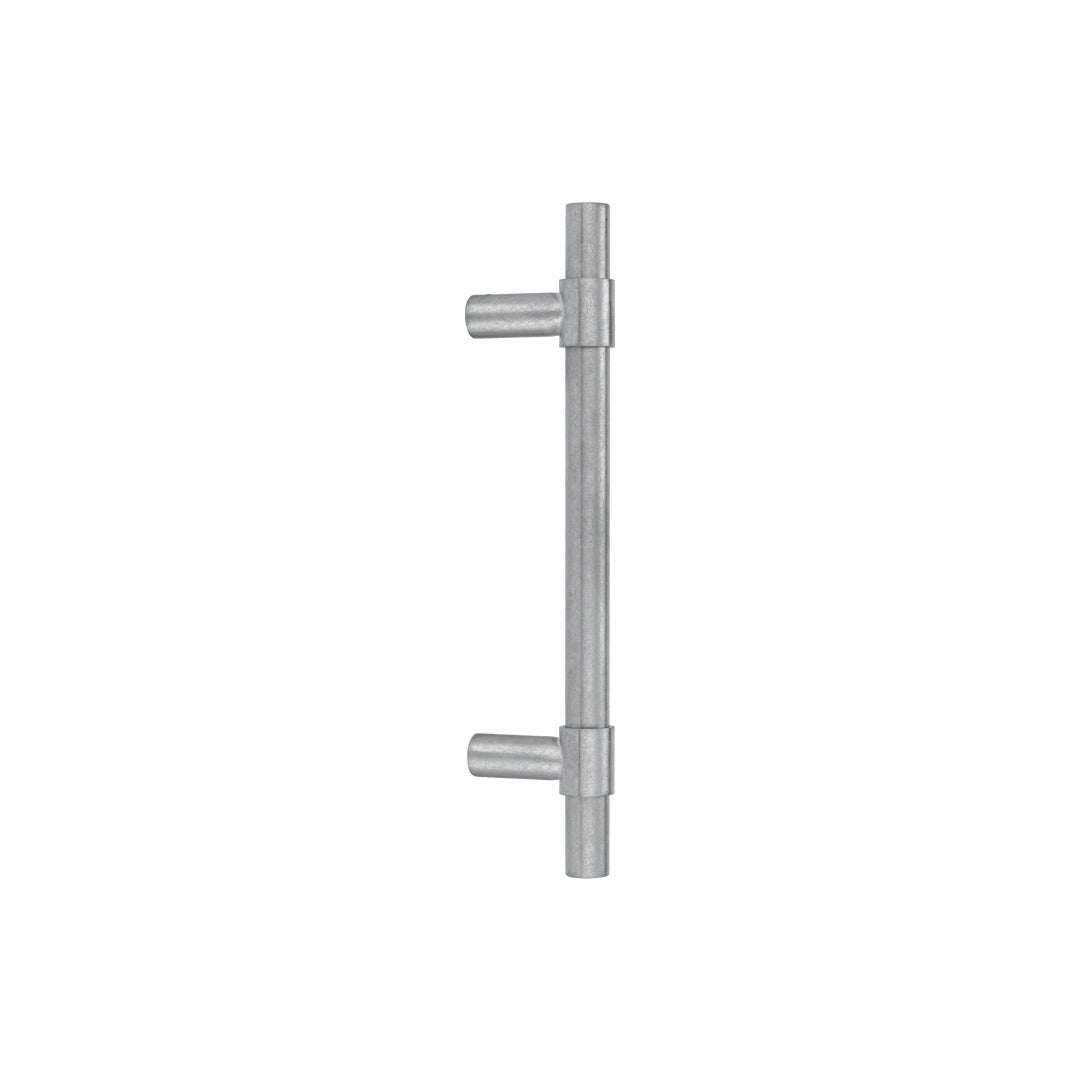 Modi Adjustable Entry Door Pull 300mm - Antique Steel