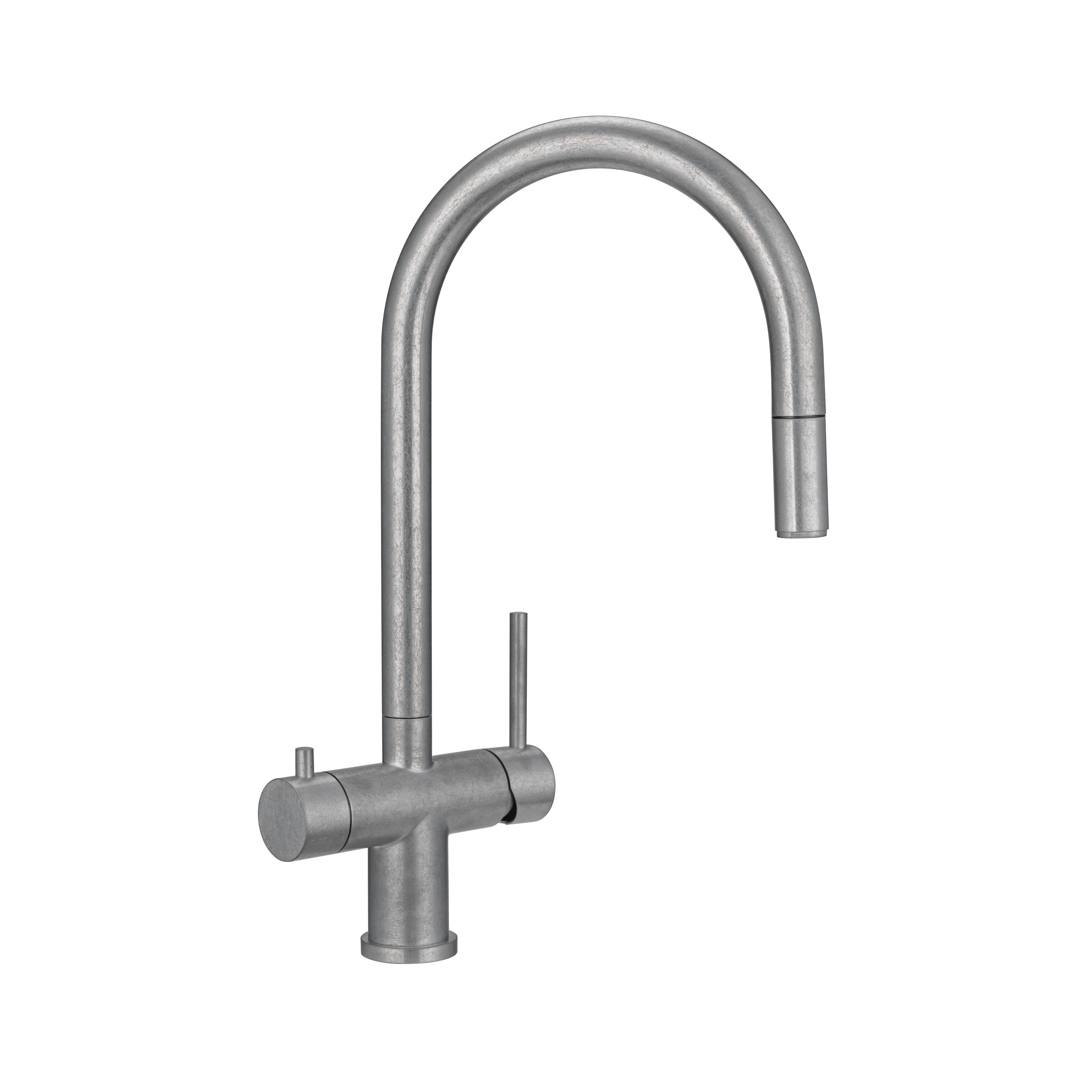 Elysian Commercial 3-Way Pull-Out Filter Tap - Antique Steel