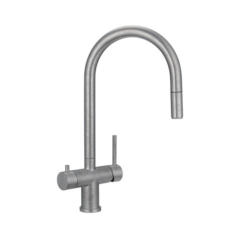 Elysian Commercial 3-Way Pull-Out Filter Tap - Antique Steel