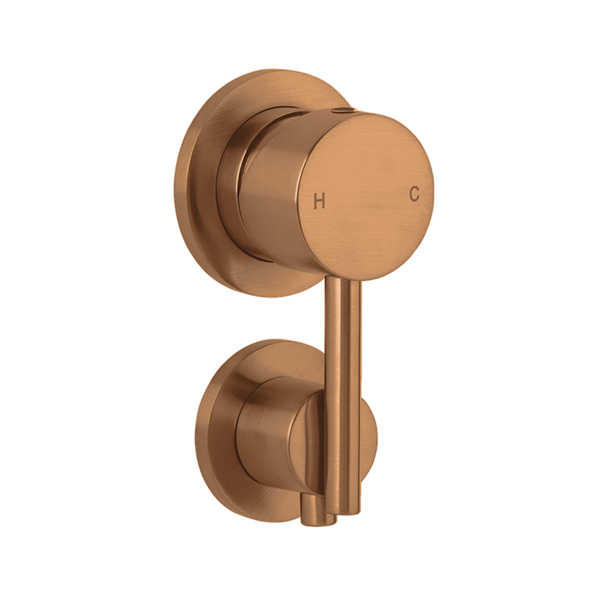 Elysian Shower Diverter - Brushed Copper - Feature
