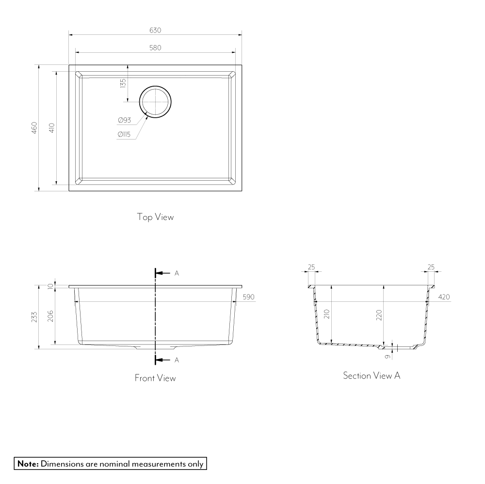 Vienna-Single-Sink Gallery-Spec
