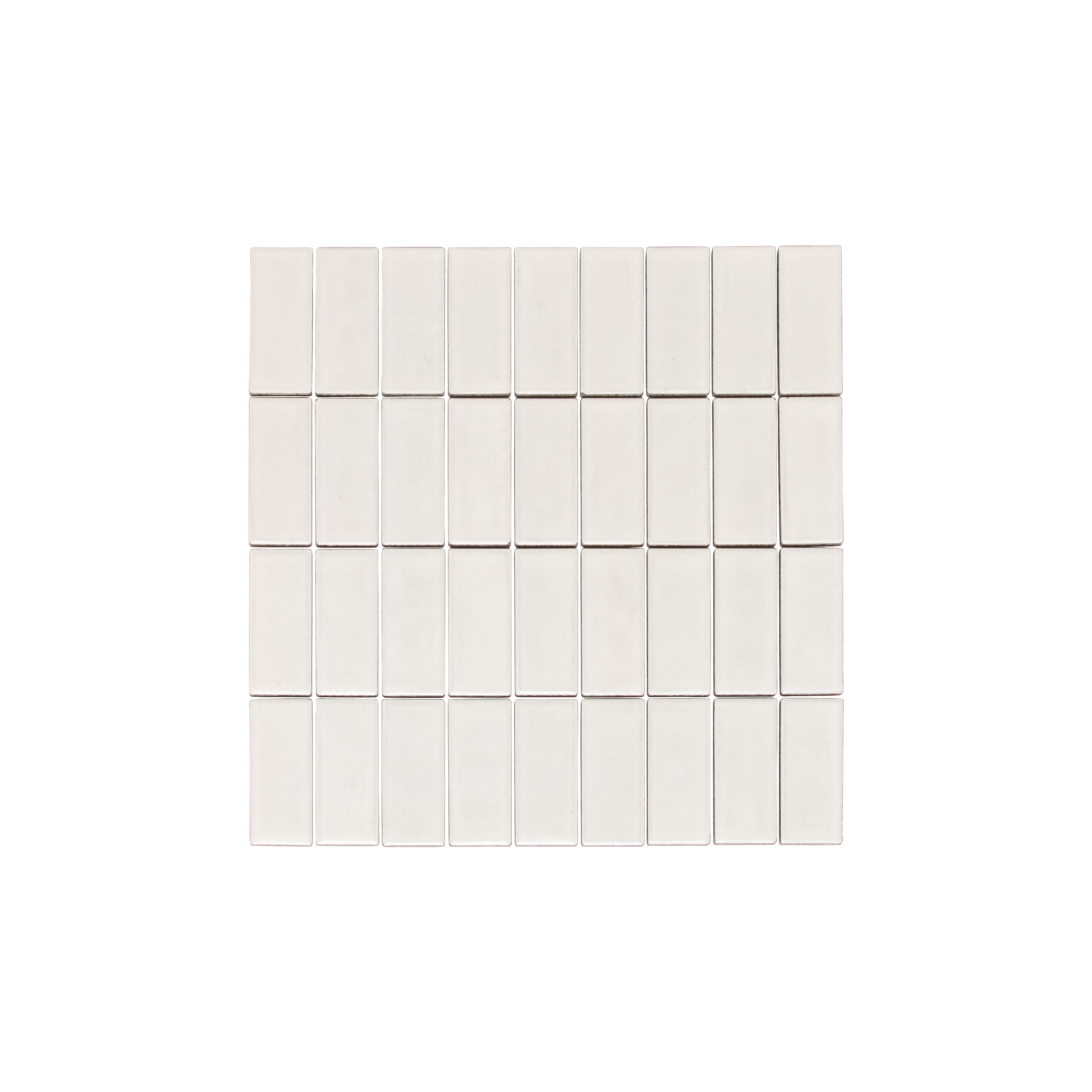 Akita Handmade Look Rectangle Mosaic Tile - Pearl