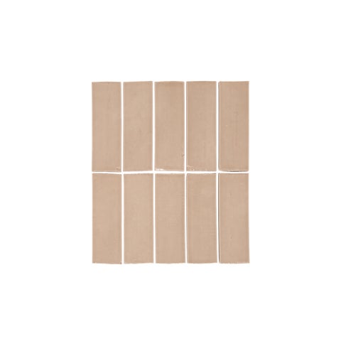Rommani Handmade Zellige Rectangle Tile - Latte