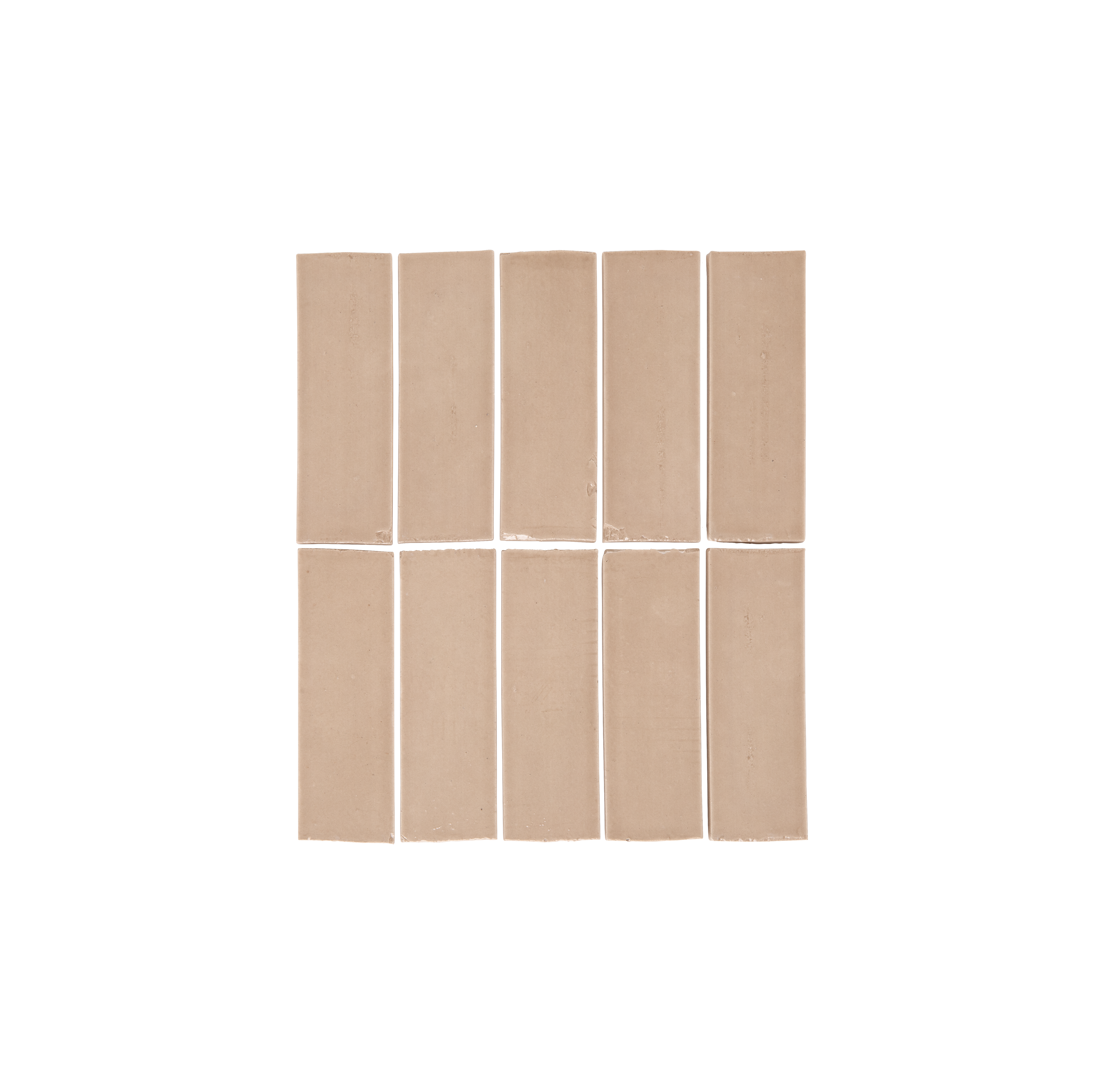 Rommani Handmade Zellige Rectangle Latte