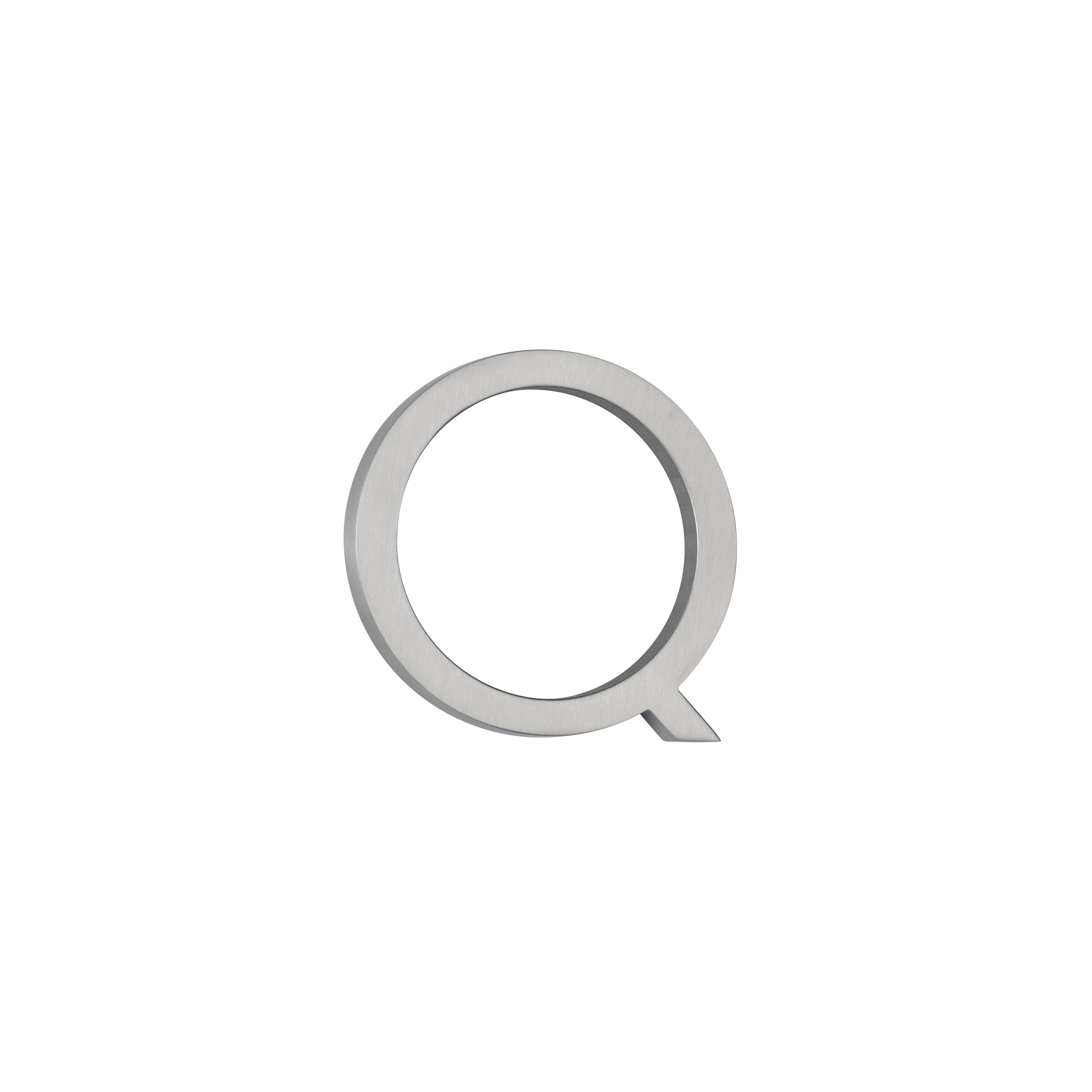 Q Letter - 60mm - Stainless Steel