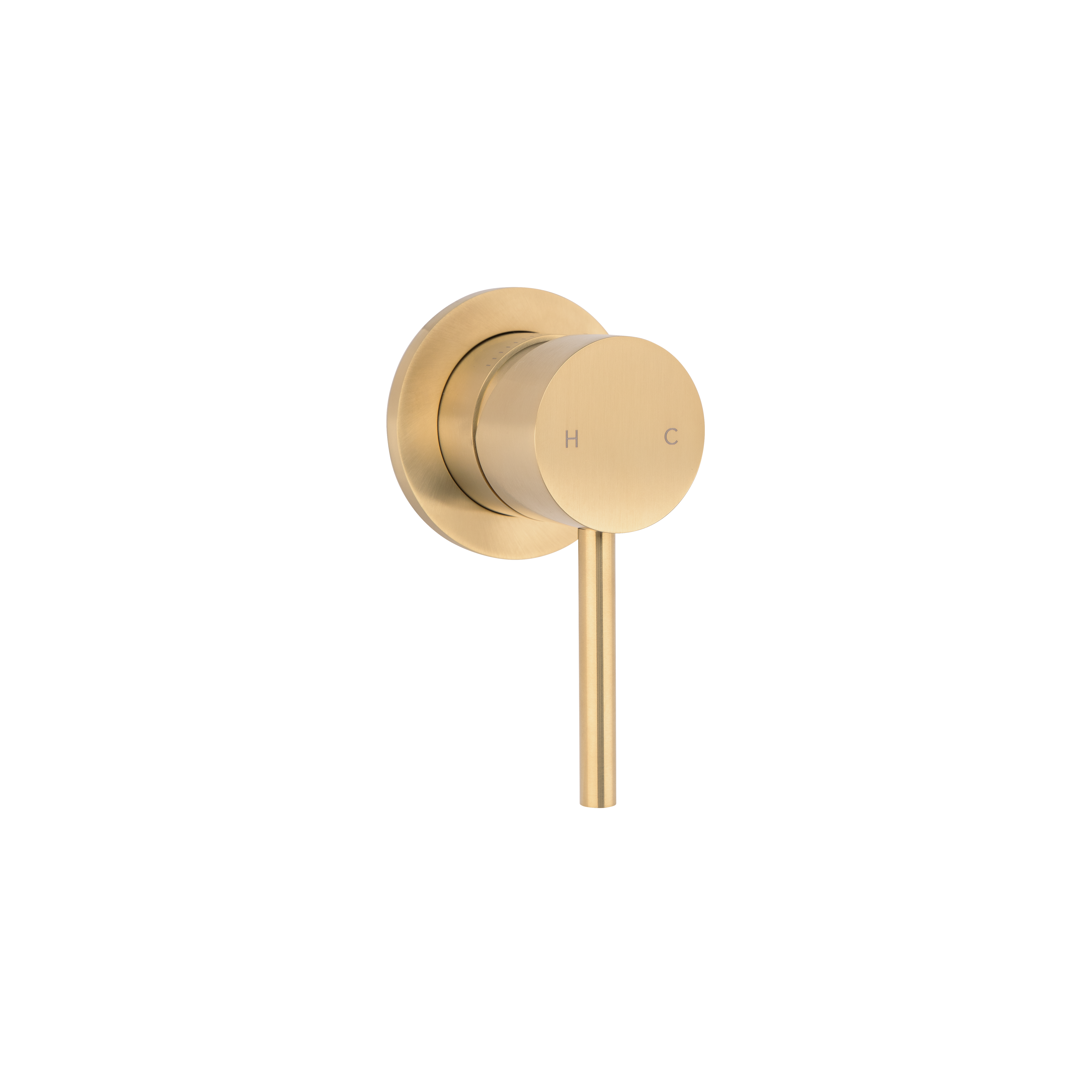 Elysian Thermostatic Shower Mixer - Brushed Brass