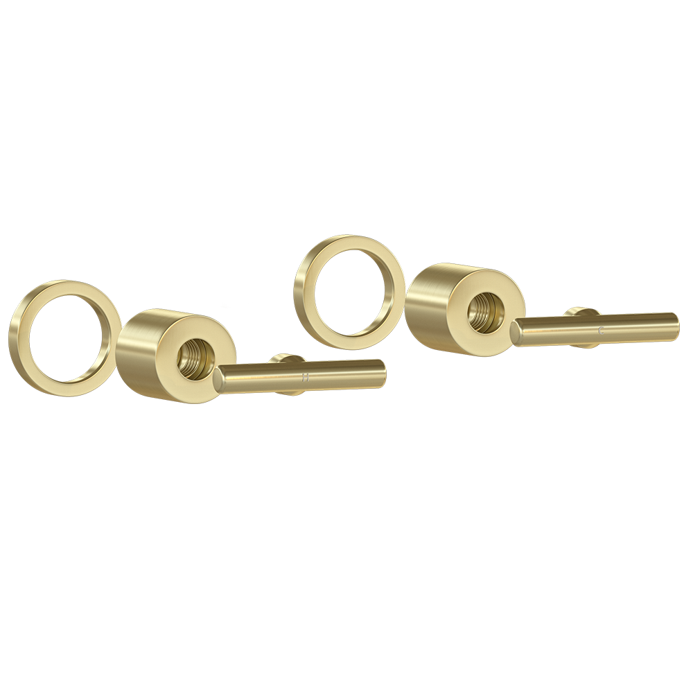 Barre Assembly Handle Kit  Brushed Brass - Feature
