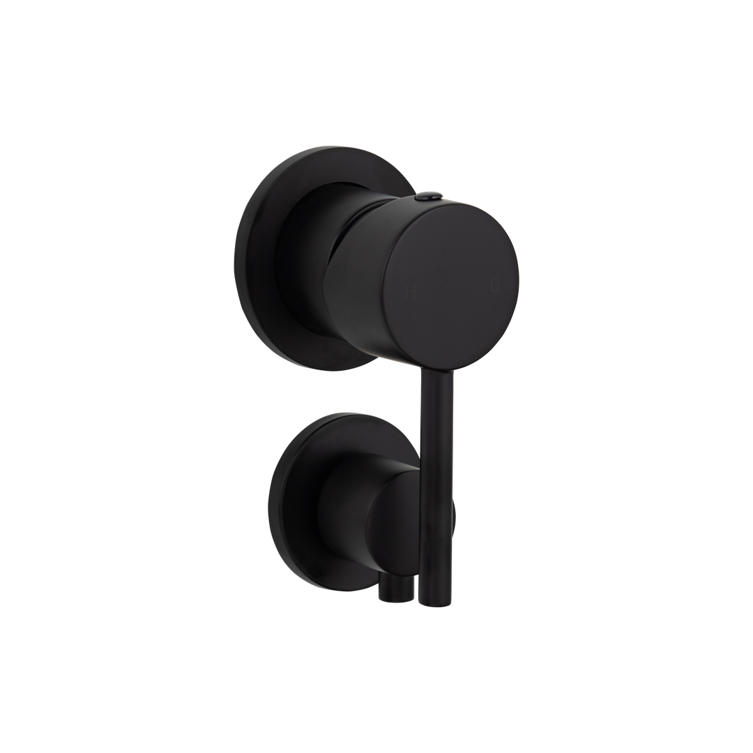 Elysian Shower Bottom Diverter - Matte Black