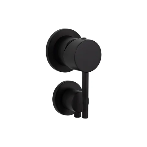 Elysian Shower Bottom Diverter - Matte Black