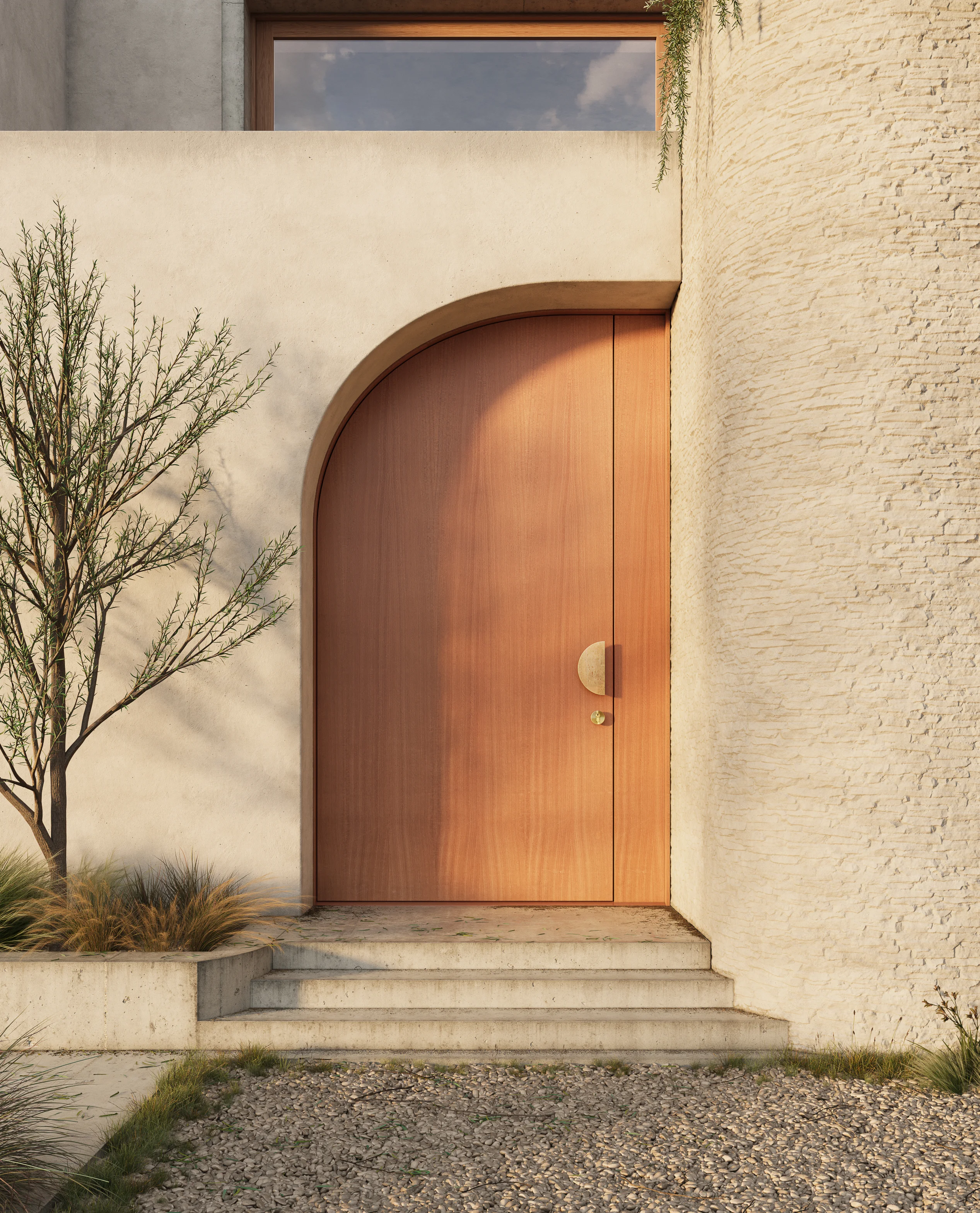 Half Moon Entry Door Scene01 Final Frame01