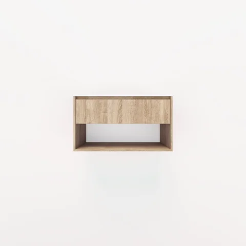 Kyah - Single Vanity 900mm - White Ash Oak