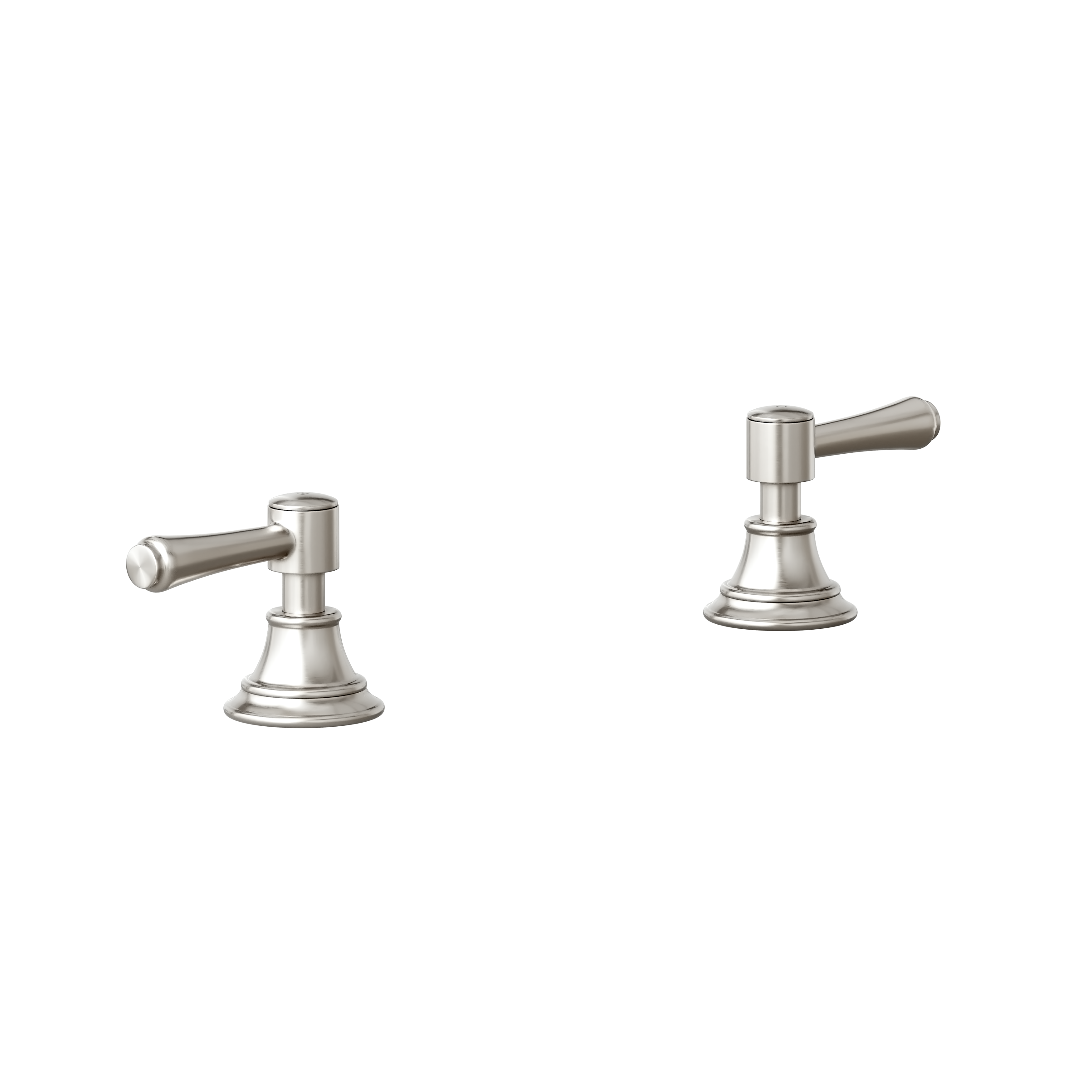 Kingsley Assembly Bench-Mounted Taps - Brushed Nickel