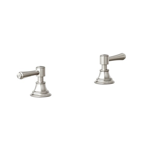 Kingsley Assembly Bench-Mounted Taps - Brushed Nickel