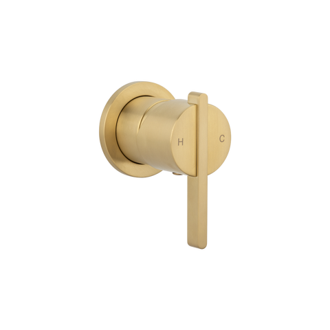 Aliro Accessible Minimal Mixer - Brushed Brass