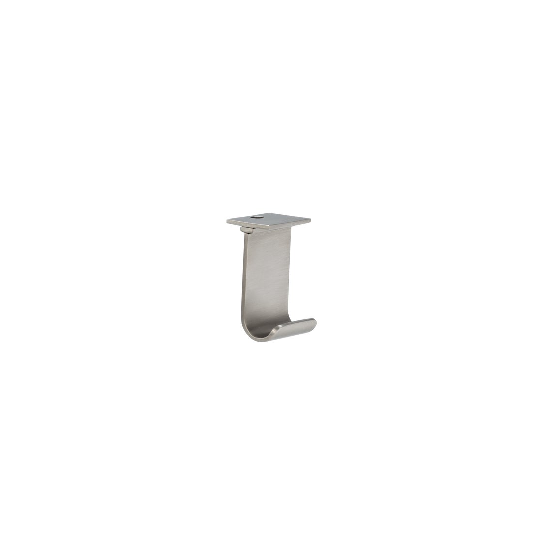 Maya Shower Hook - Brushed Stainless Steel