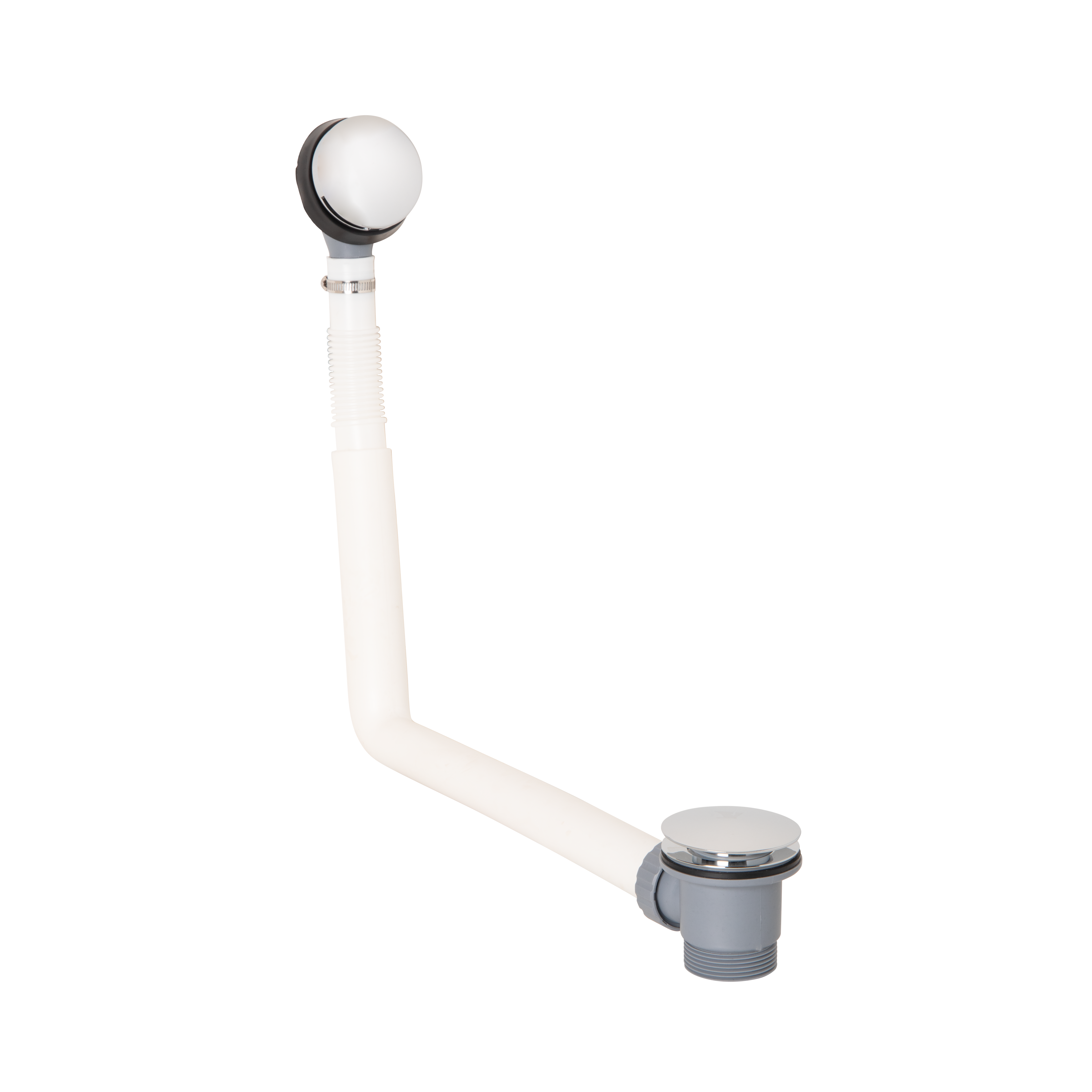 Click Clack Bath Waste with Overflow - Chrome