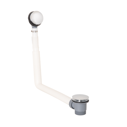 Click Clack Bath Waste with Overflow - Chrome