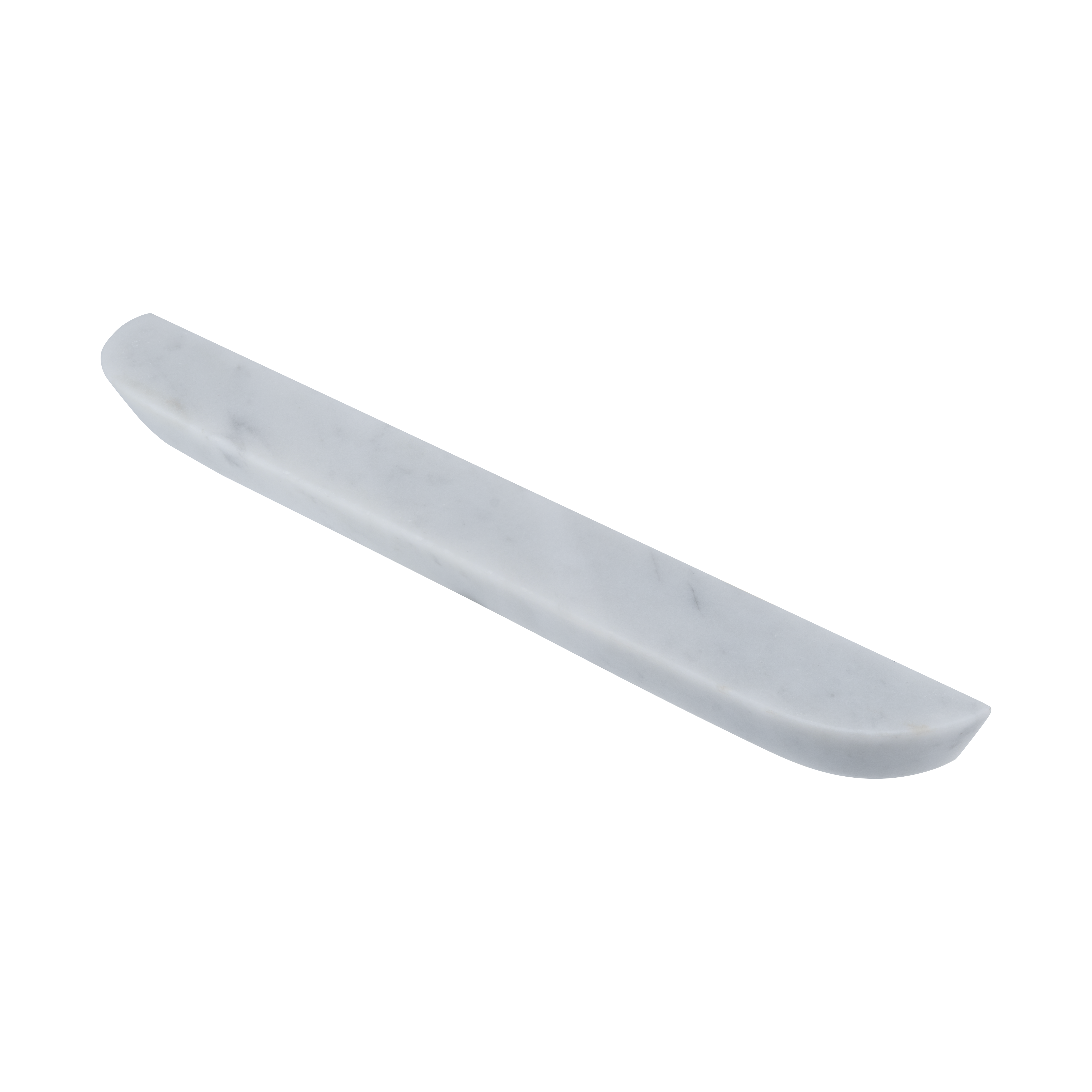 17587-Pedra-Curve-Cabinetry-Pull-320mm Side Carrara-Marble