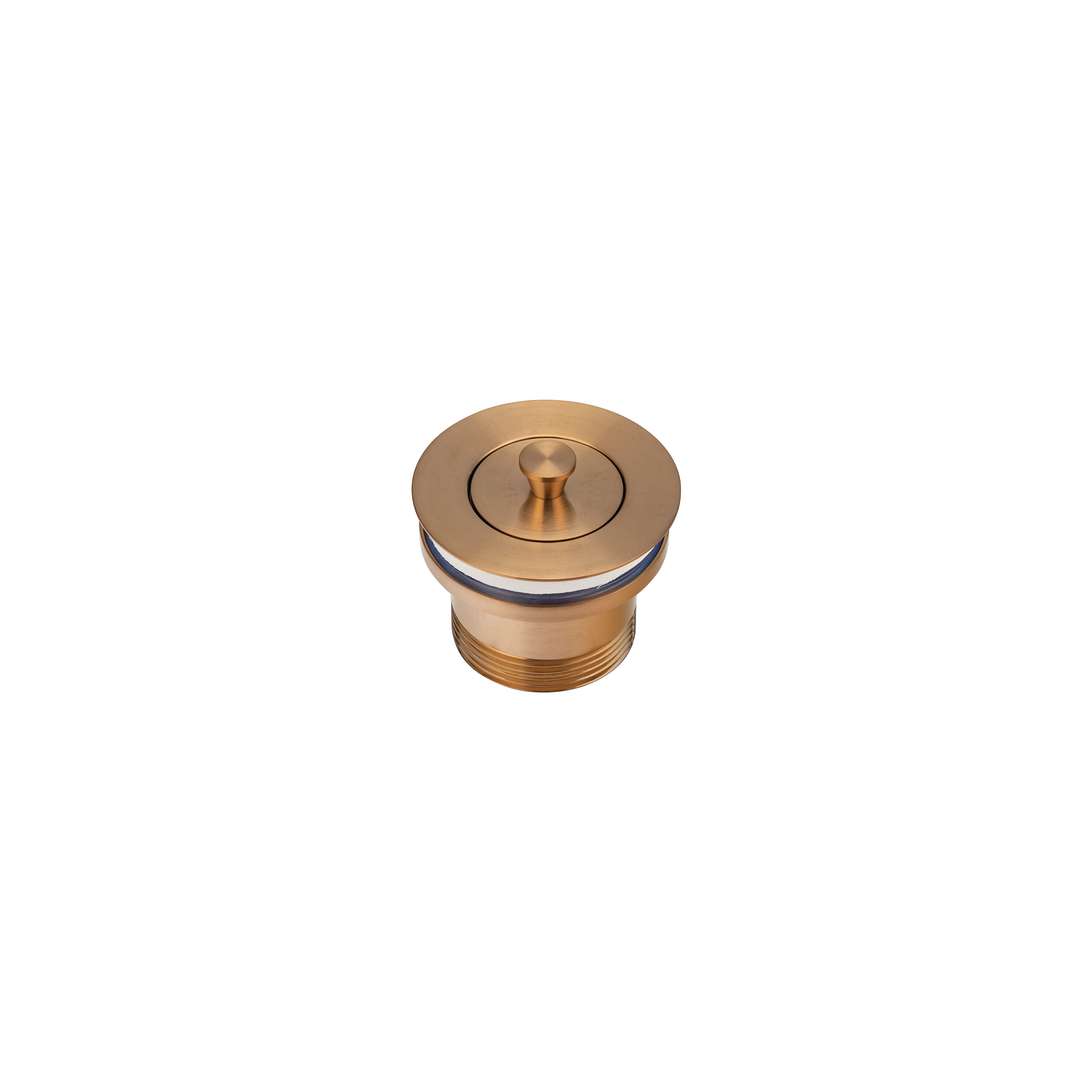 15634 Pull-Out Basin Bath Plug Side Brushed Copper