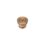 15634 Pull-Out Basin Bath Plug Side Brushed Copper