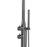 Sola Outdoor Shower Set Mixers BrushedGunmetal