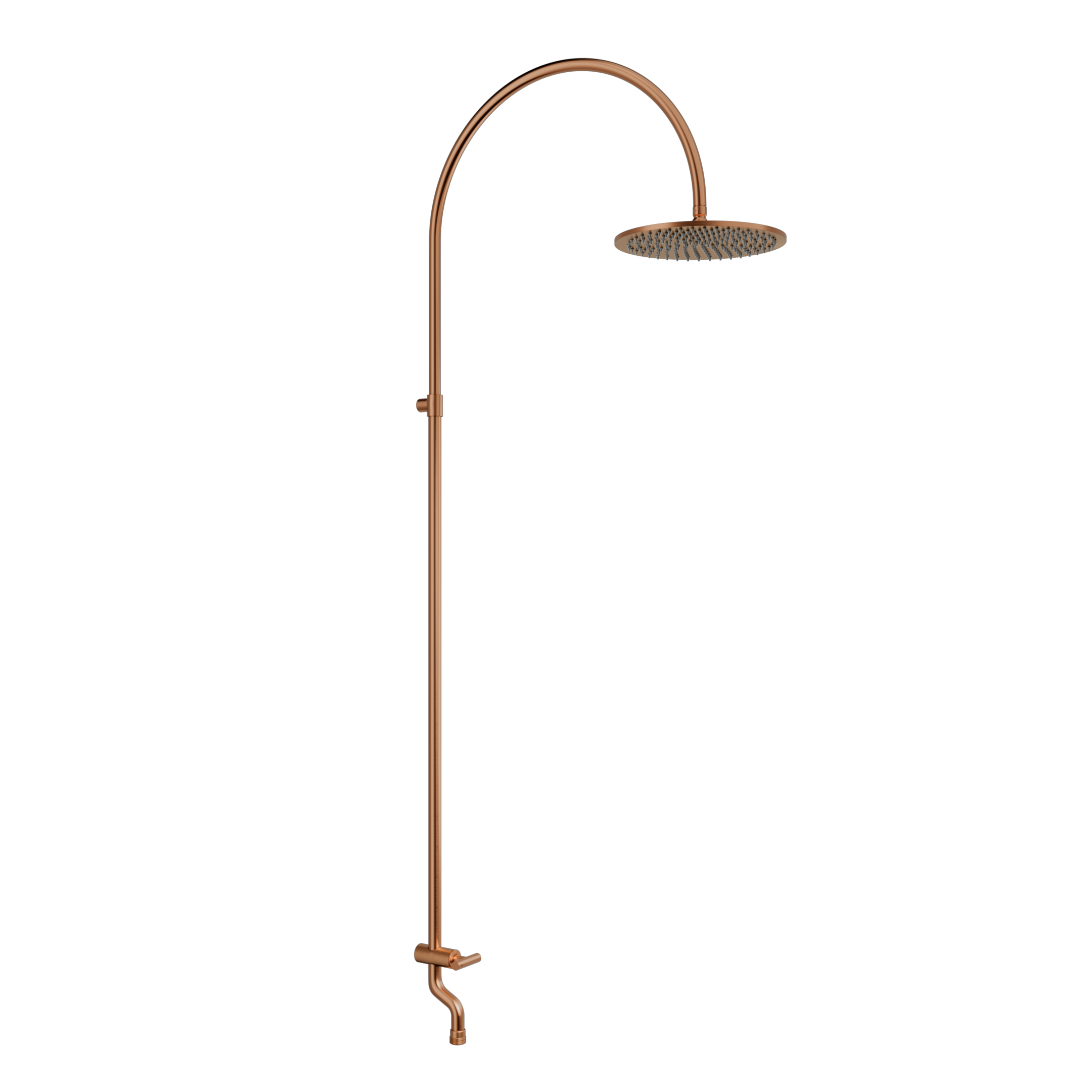 Sola Garden Outdoor Shower Set - Brushed Copper