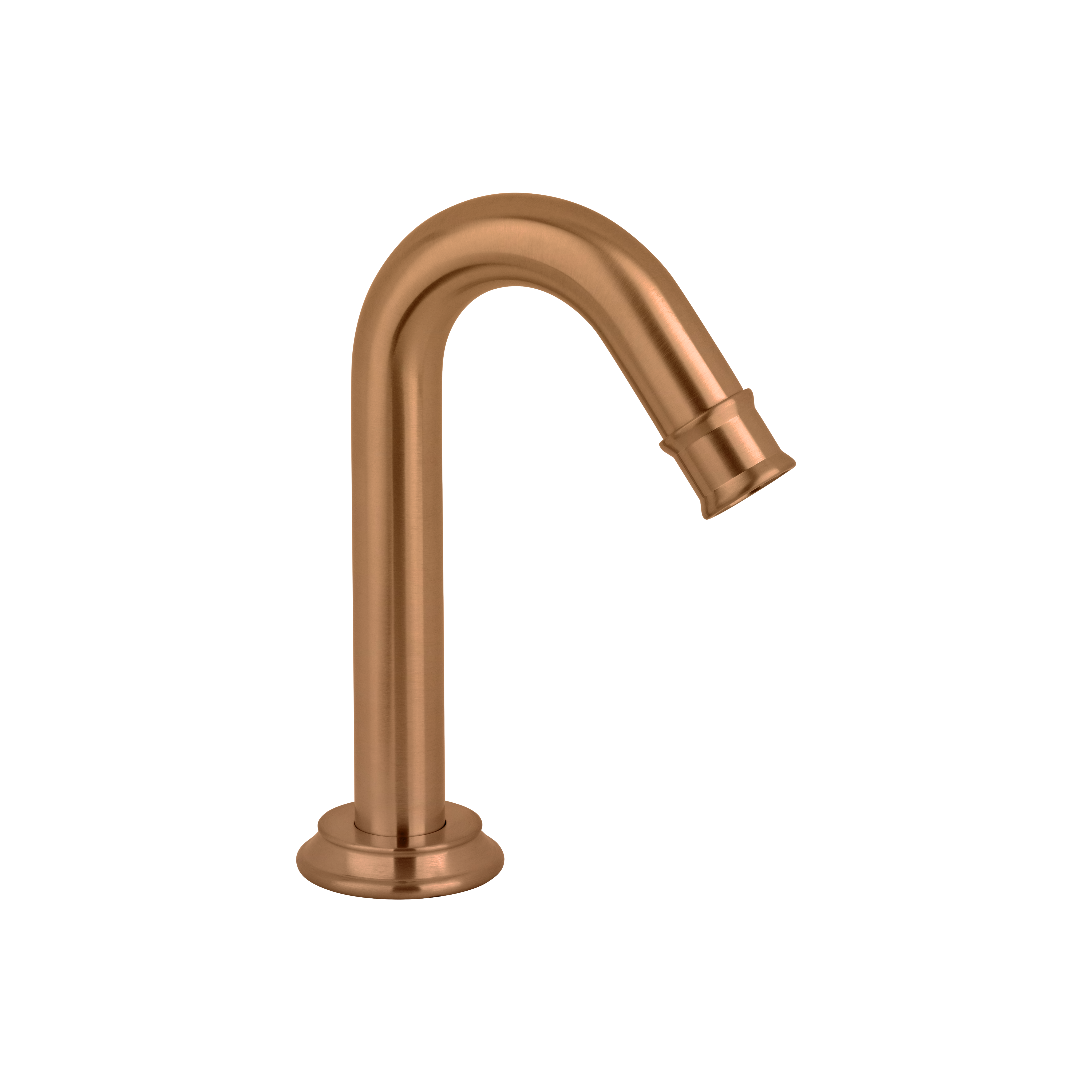 Kingsley Mini Bench Mounted Spout - Brushed Copper