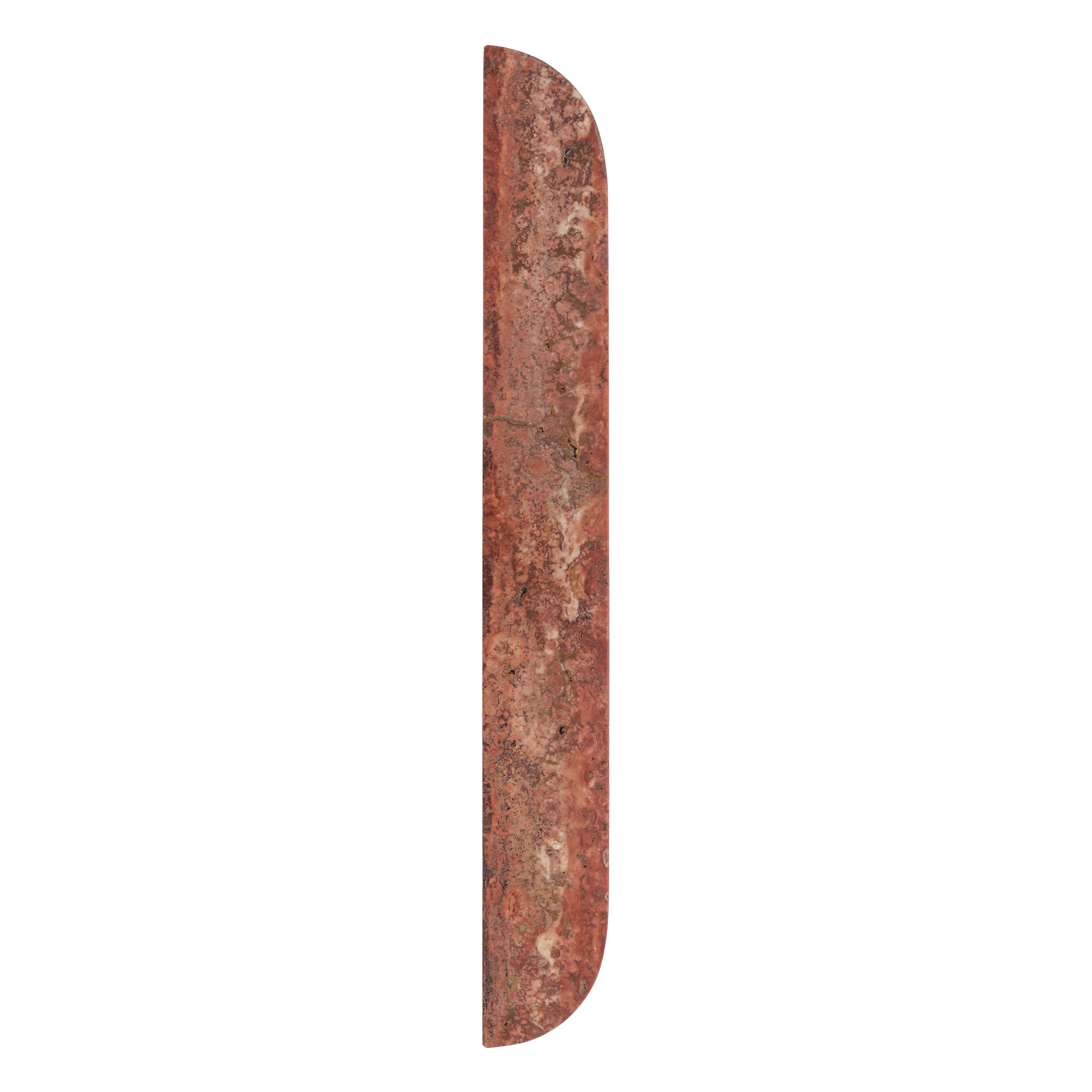 Pedra Curve Cabinetry Pull 320mm - Red Travertine