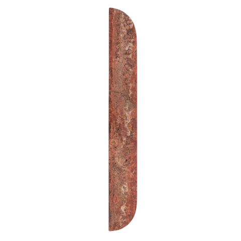Pedra Curve Cabinetry Pull 320mm - Red Travertine