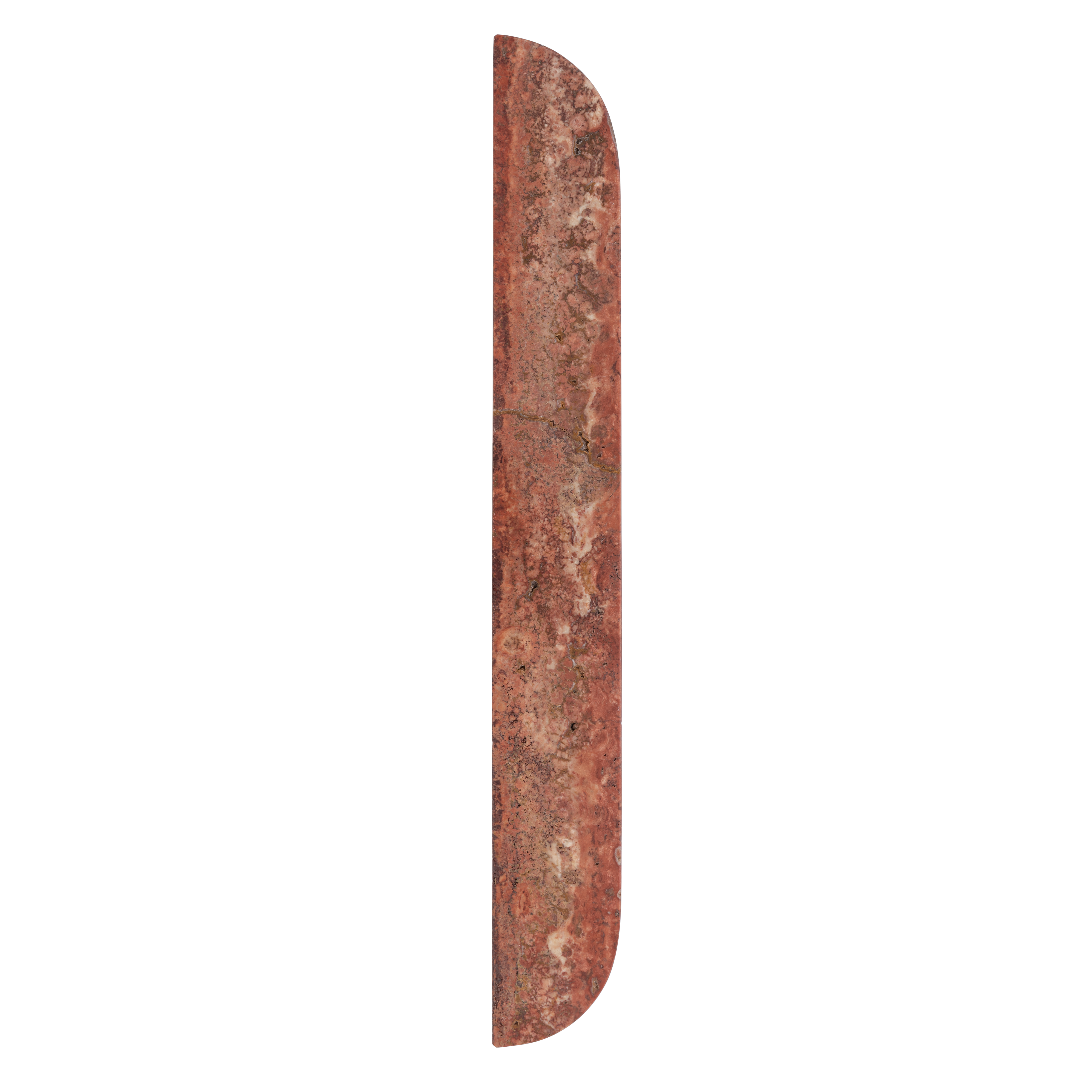 Pedra Curve Cabinetry Pull 320mm - Red Travertine