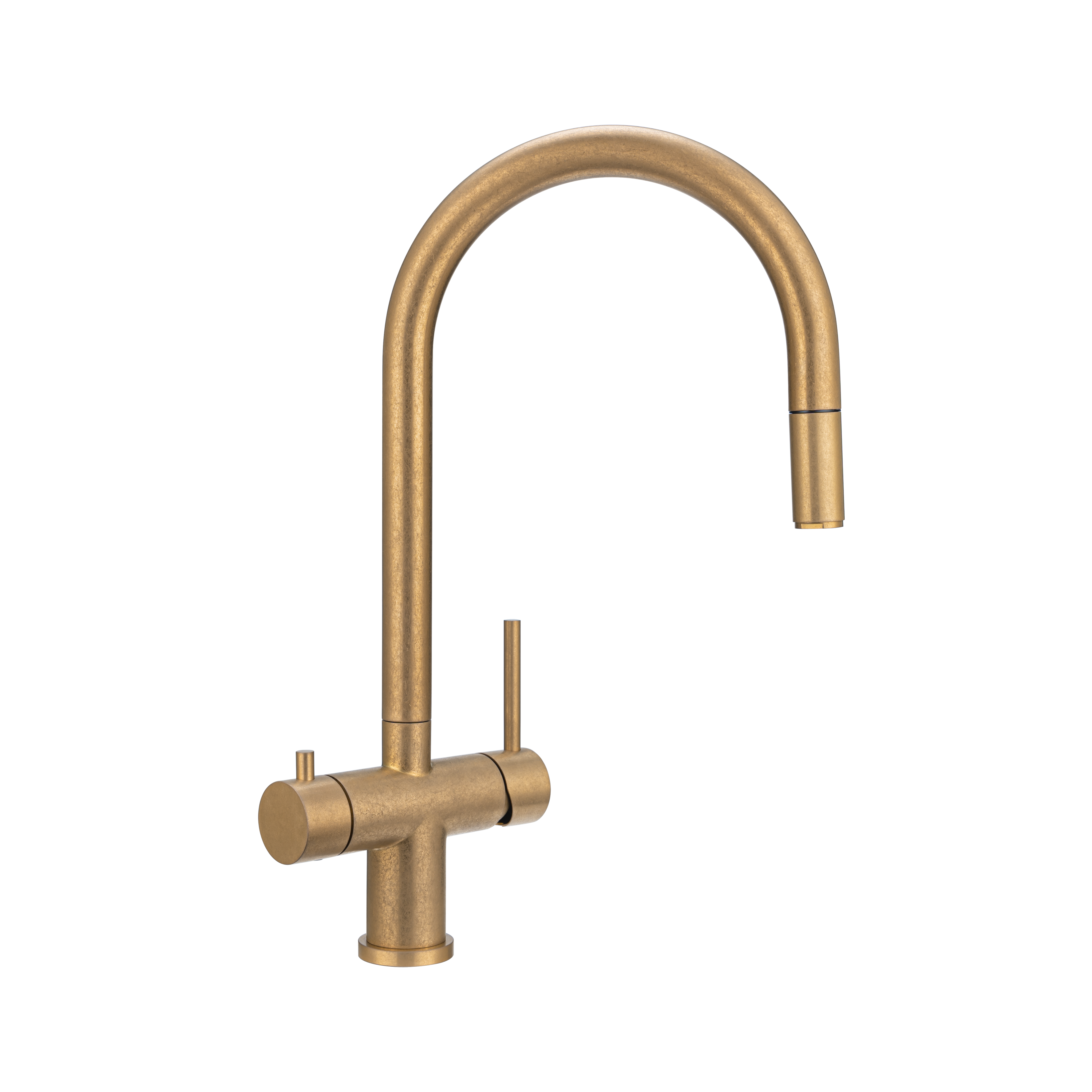 Elysian Commercial 3-Way Pull-Out Filter Tap- Antique Aurum 