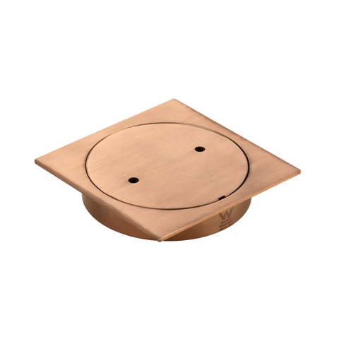 Inspection Outlet Square - Brushed Copper