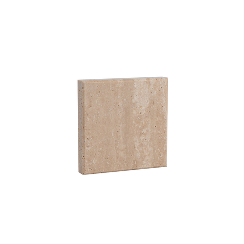 Stone Top Sample - 100x100mm - Travertine