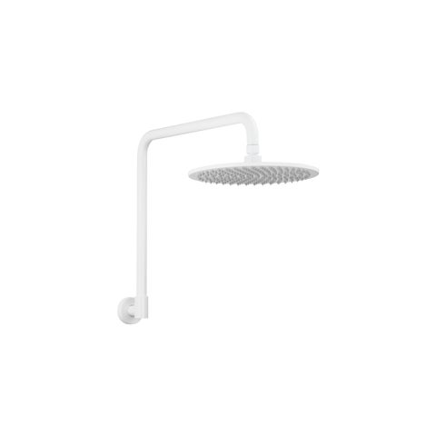 Eden Shower Arm & Head Set - White