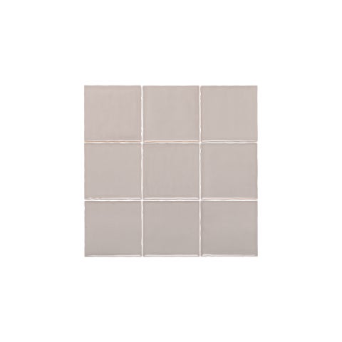 Tropea Natural Edge Square Tile - Dove Grey