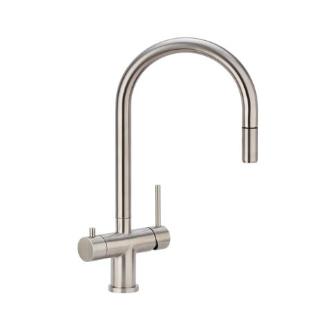 Elysian Commercial 3-Way Pull-Out Filter Tap - Stainless Steel