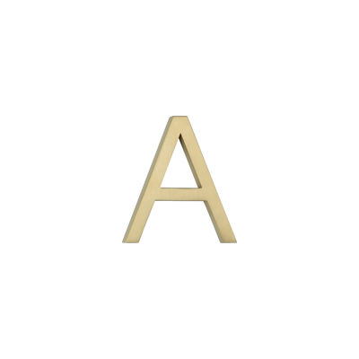 Lettering - Brushed Brass | ABI Interiors