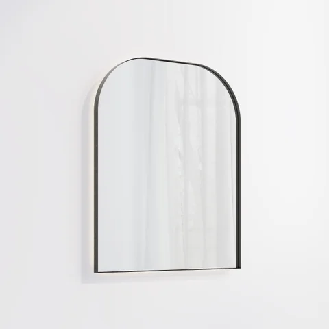 Arch Wall LED Mirror 600 x 750mm - Antique Slate
