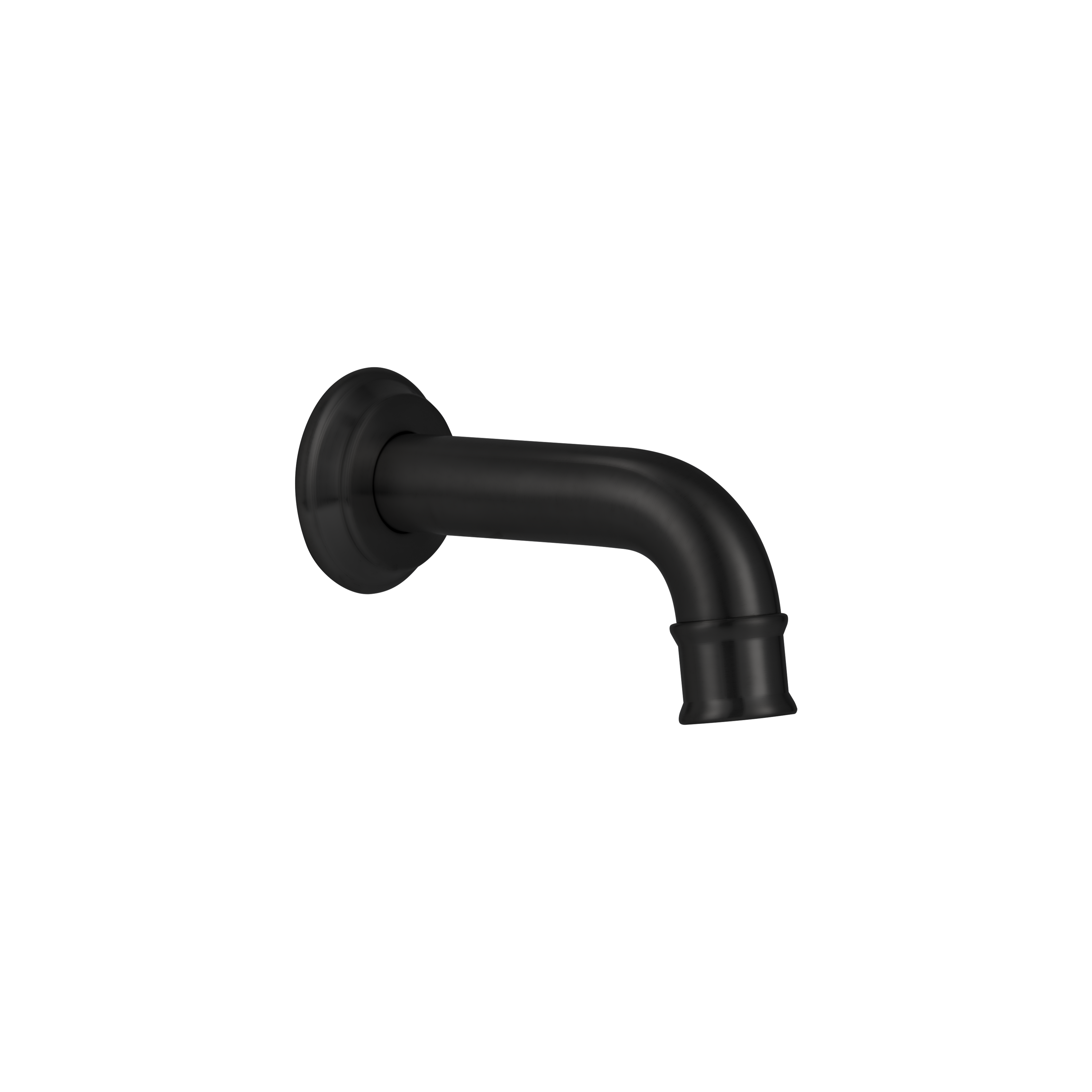 Kingsley Mini Wall-Mounted Spout - Matte Black