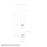 Shower Dropper Round 150mm GallerySpec