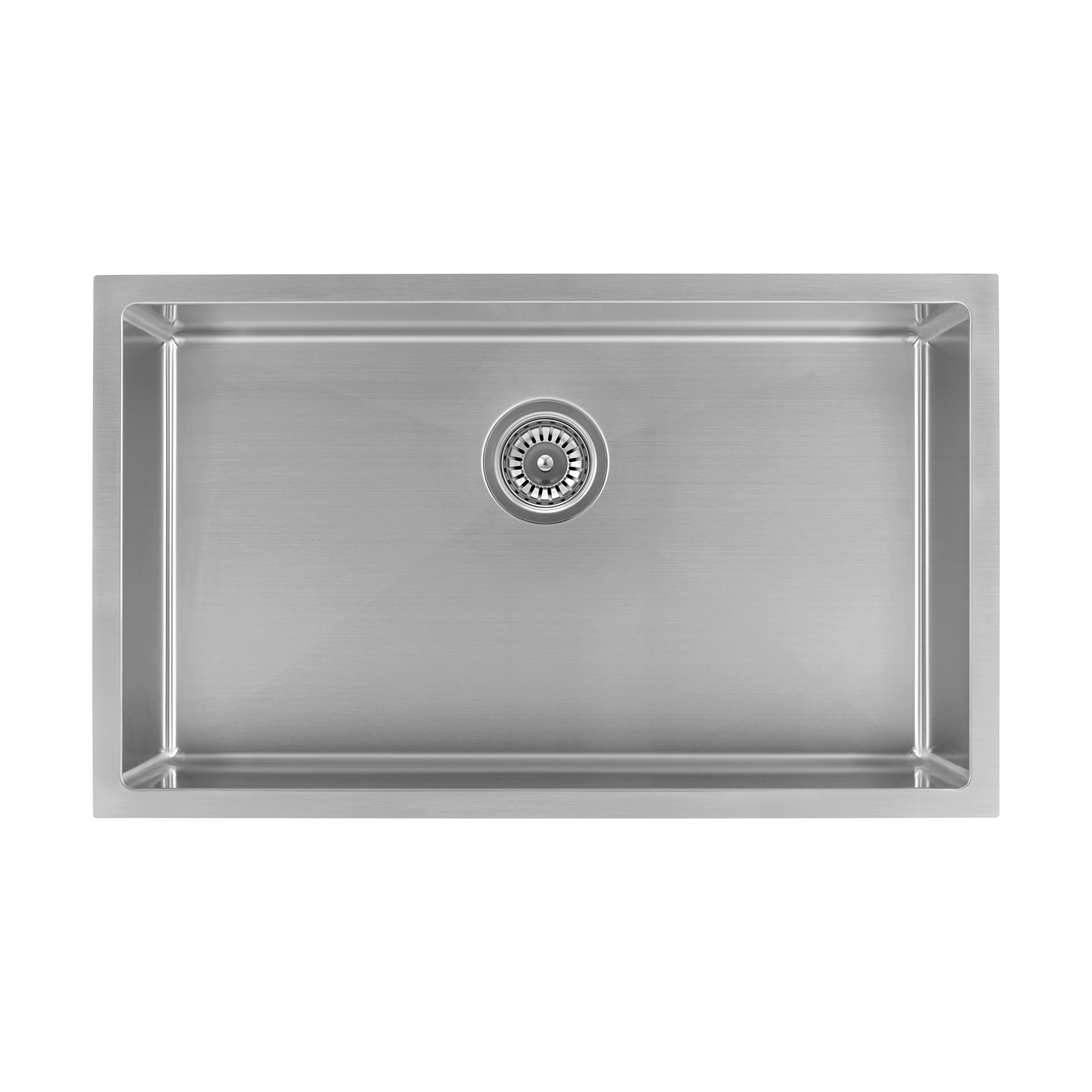 Vari- Single Sink 750mm - Stainless Steel w Rack