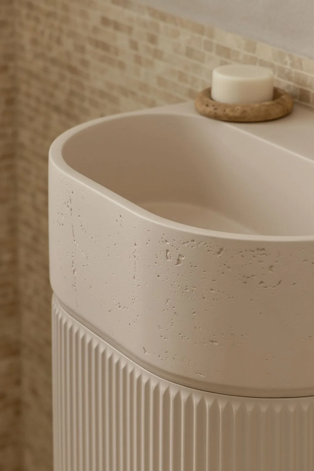 Geometric Interior Design Basin Texture
