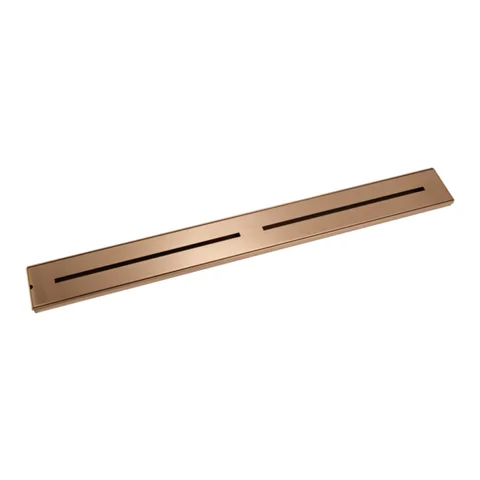 Harper Shower Channel Waste 900mm - Brushed Copper